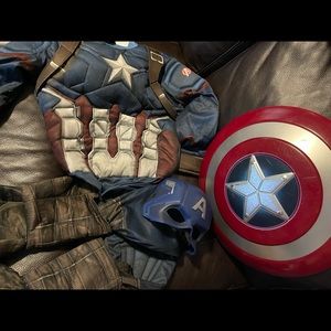 Captain America boy costume